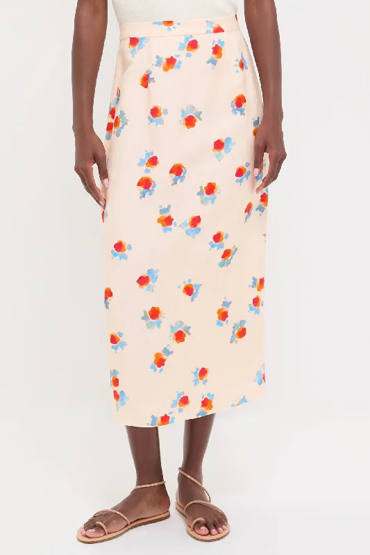 Single item design Watercolor Floral Isla Skirt