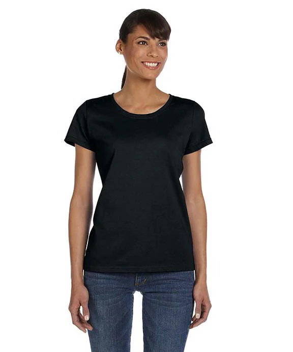 Trendy and versatile L3930R - Fruit of the Loom Ladies 5 oz. HD Cotton™ T-Shirt | Black Trendy and versatile L3930R - Fruit of the Loom Ladies 5 oz. HD Cotton™ T-Shirt | Black