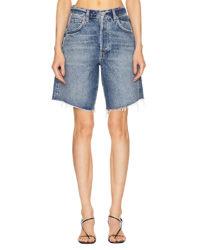 Editorial Design Ayla Shorts In Maxwell