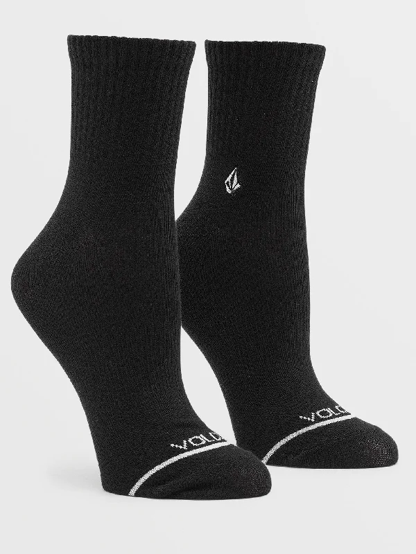 Simple Solid Color The New Crew Socks 3 Pack - Assorted Colors