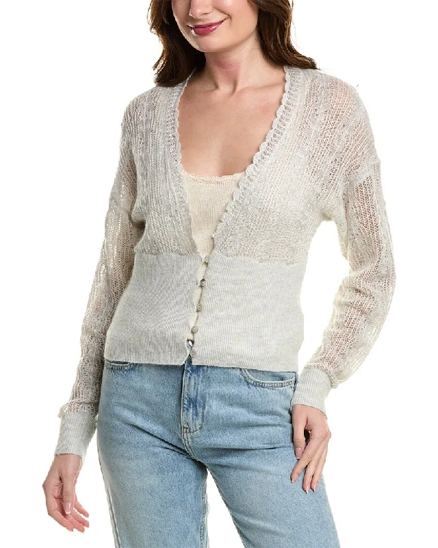 Celebrity Style Splendid Lola Lurex Wool-Blend Sweater