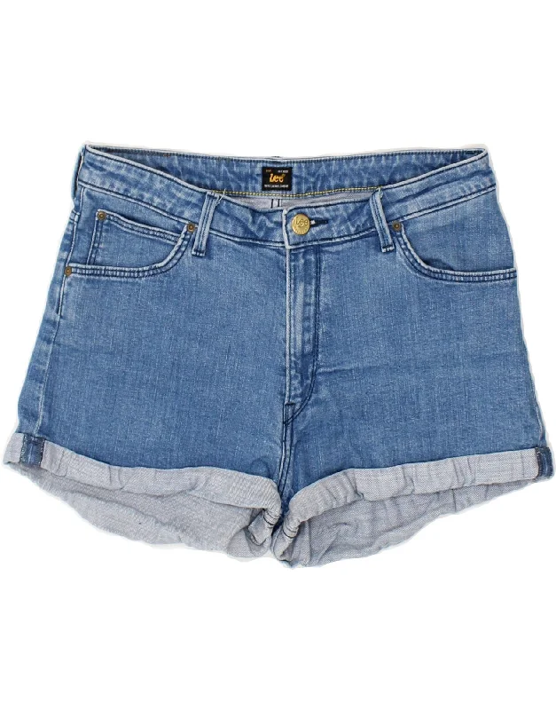 Affordable selection LEE Womens Denim Shorts W32 Large Blue Cotton