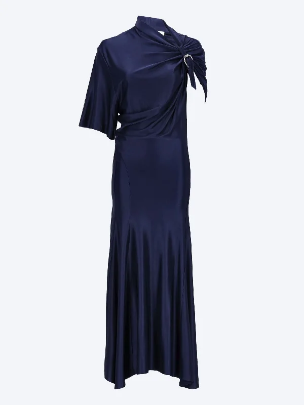 Elegant and noble Asymetric maxi dress