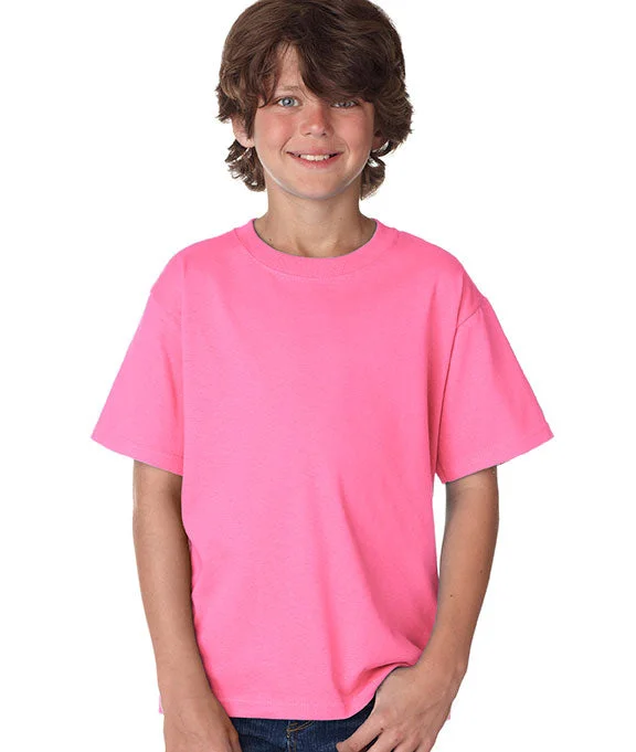Celebrity Style 3930B - Fruit of the Loom Youth 100% Heavy Cotton HD® T-Shirt | Neon Pink Celebrity Style 3930B - Fruit of the Loom Youth 100% Heavy Cotton HD® T-Shirt | Neon Pink