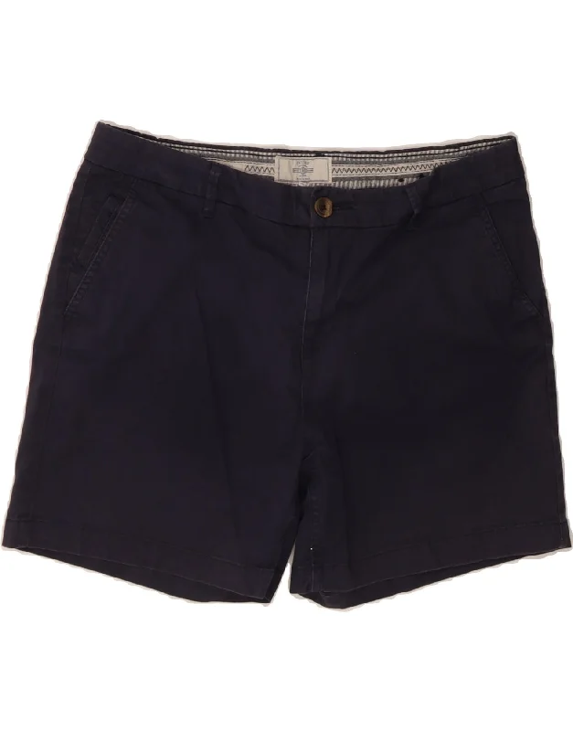Sports Design FAT FACE Womens Chino Shorts EU 42 Large W34 Navy Blue Cotton
