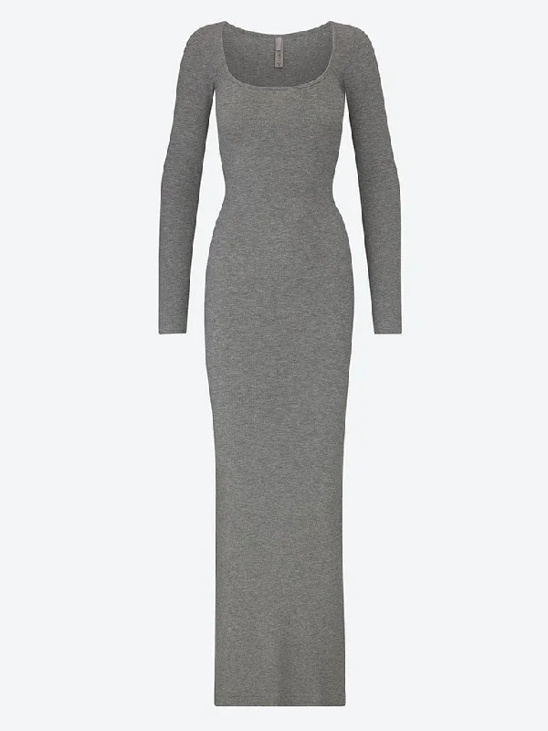 Sports Tights Soft lounge long sleeve dress
