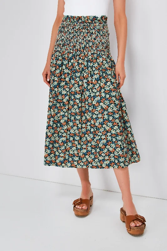 Fashionable and versatile Forrest Floral Peggy Skirt