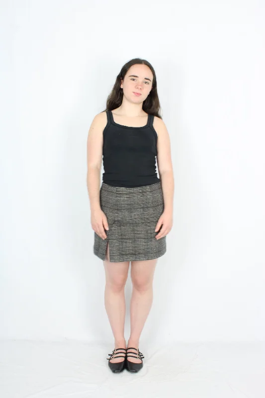 Moisture wicking Benjamin Alexander - Wool Plaid Skirt