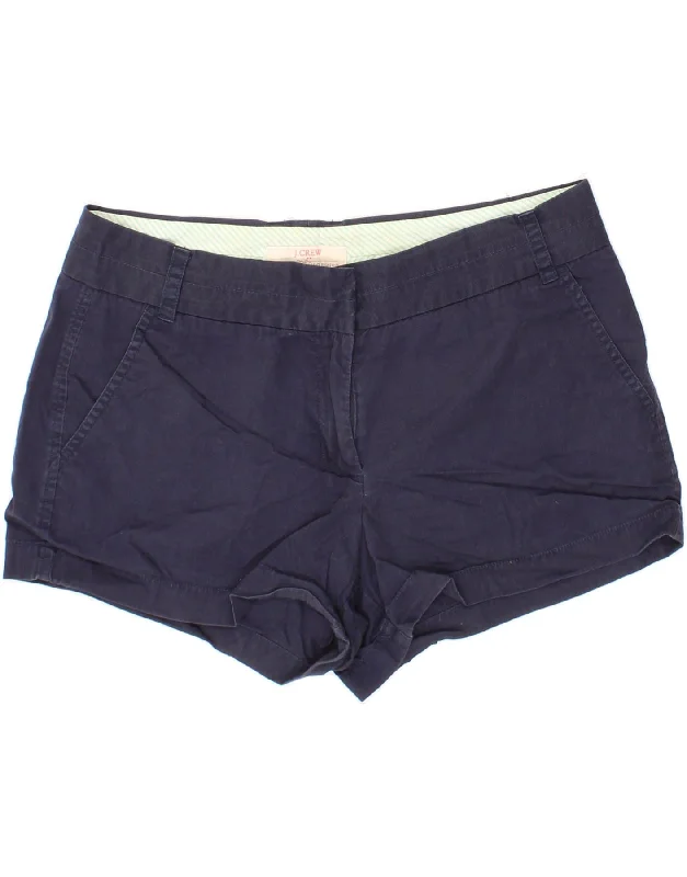 Fashion Touch J. CREW Womens Broken In Chino Shorts US 8 Medium W30  Navy Blue Cotton