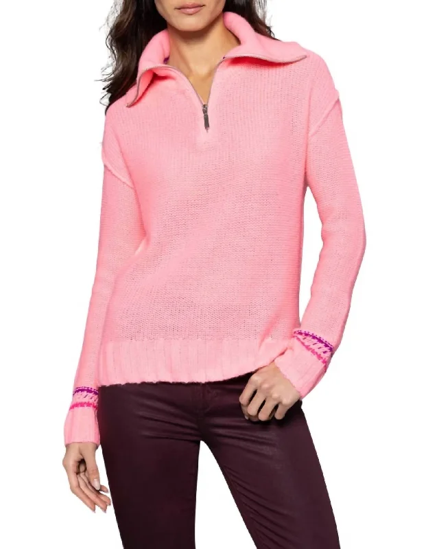 Style Design Powder Posh Top In Cotton Candy