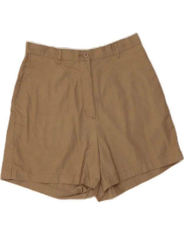 Integrated Design EDDIE BAUER Womens Chino Shorts US 6 Medium W28  Brown Cotton