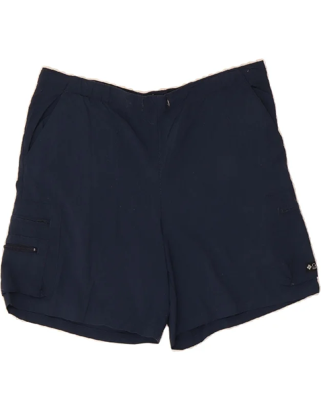 Independent design COLUMBIA Womens Cargo Shorts Medium W30  Navy Blue Nylon