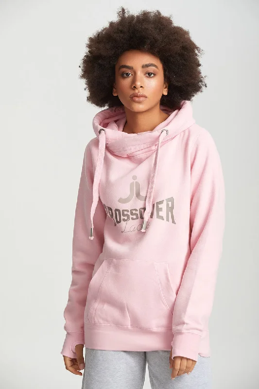 Fresh And Fashionable Cross Neck, Women's Hoodie