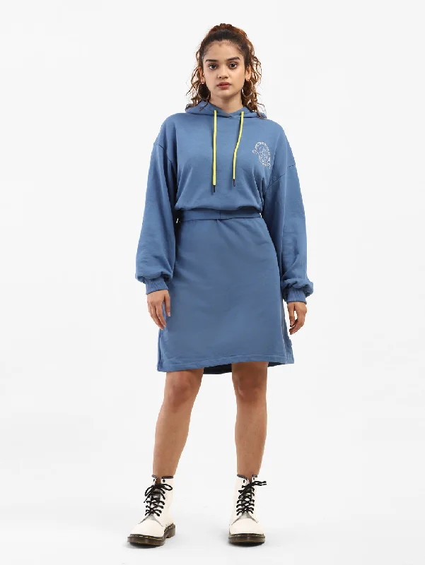 Multifunctional Style Levi's x Deepika Padukone Comfortable Sweatshirt Dress