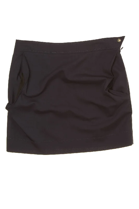 Relaxed Fit Vivienne Westwood - Navy Mini Skirt - IT 42