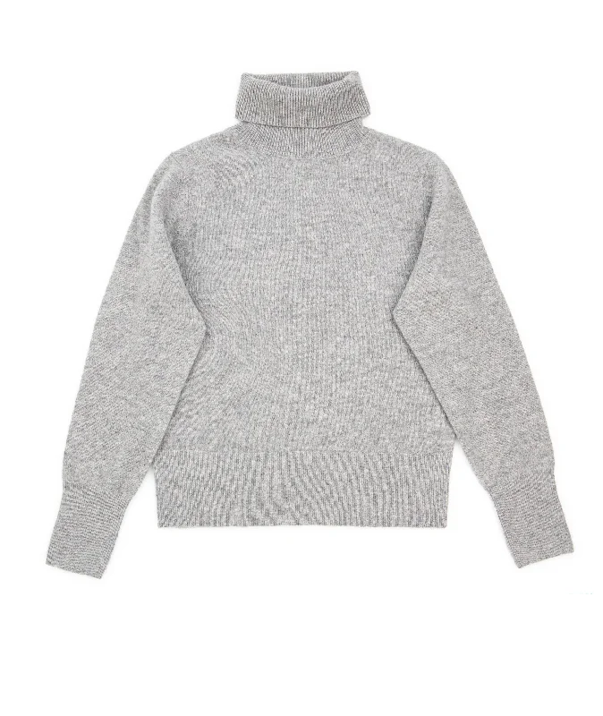 Retro Lace Fabric White+Warren Women Cashmere Essential Turtleneck Sweater