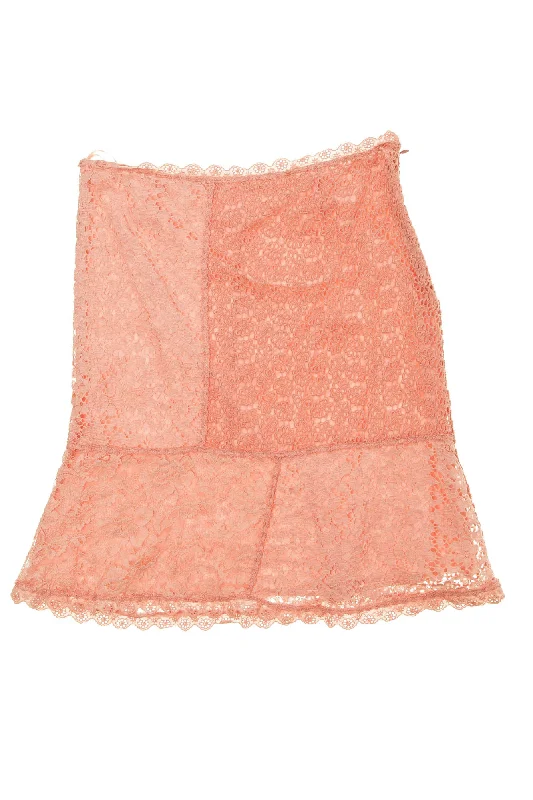 Integrated Design Moschino - Pink Lace Skirt -