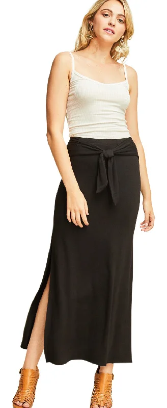 Effortless Dressing All Occasion Maxi Skirt, Black