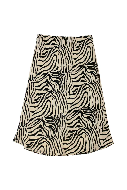 Elegant Wear Billie The Label - Zebra Print Midi