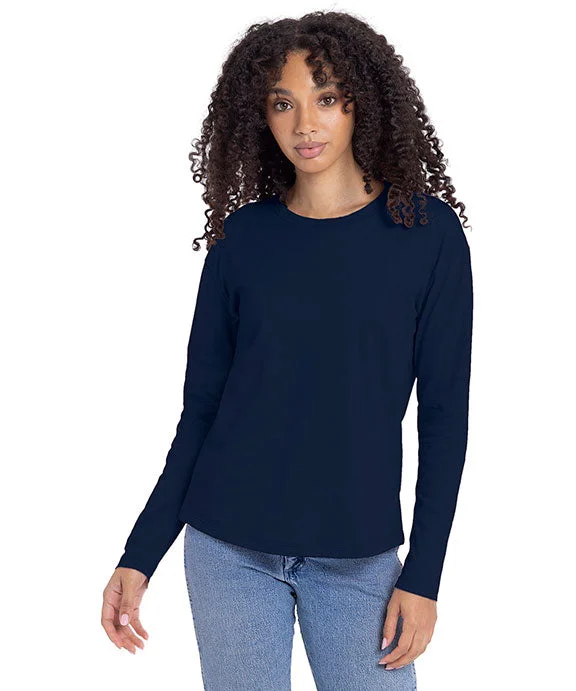 Printing decoration 3911NL - Next Level Ladies Relaxed Long Sleeve T-Shirt | Midnight Navy Printing decoration 3911NL - Next Level Ladies Relaxed Long Sleeve T-Shirt | Midnight Navy