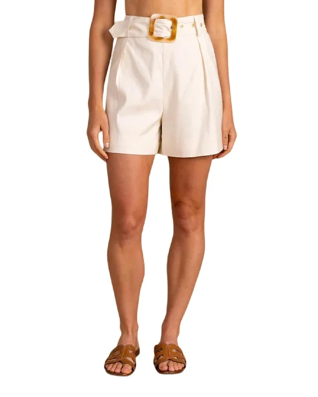 Exquisite workmanship Maya Shorts In Bone