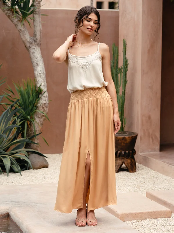 New Season Series Samara Ecovero™ Skirt Camel