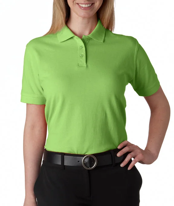 Unique Prints 8530 - UltraClub Ladies Classic Piqué Polo Shirt | Apple