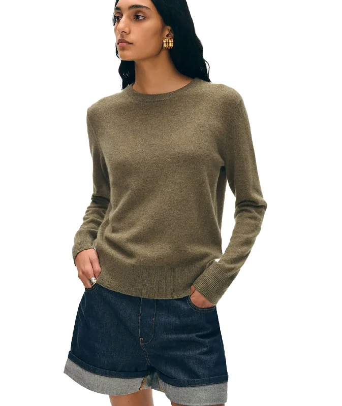 Sports Tights White+Warren Women Cashmere Core Crewneck Sweater