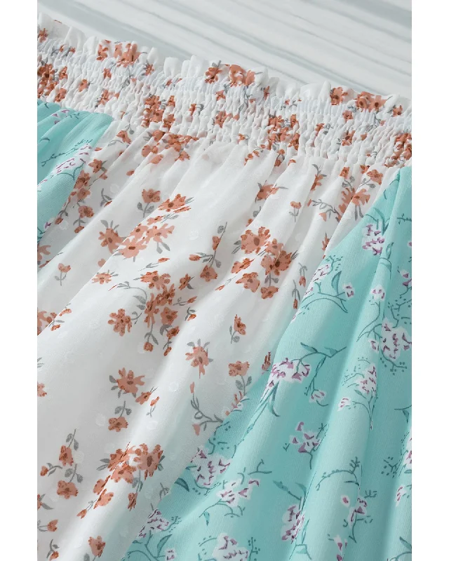Warm Wear Azura Exchange Floral Print Maxi Skirt - L