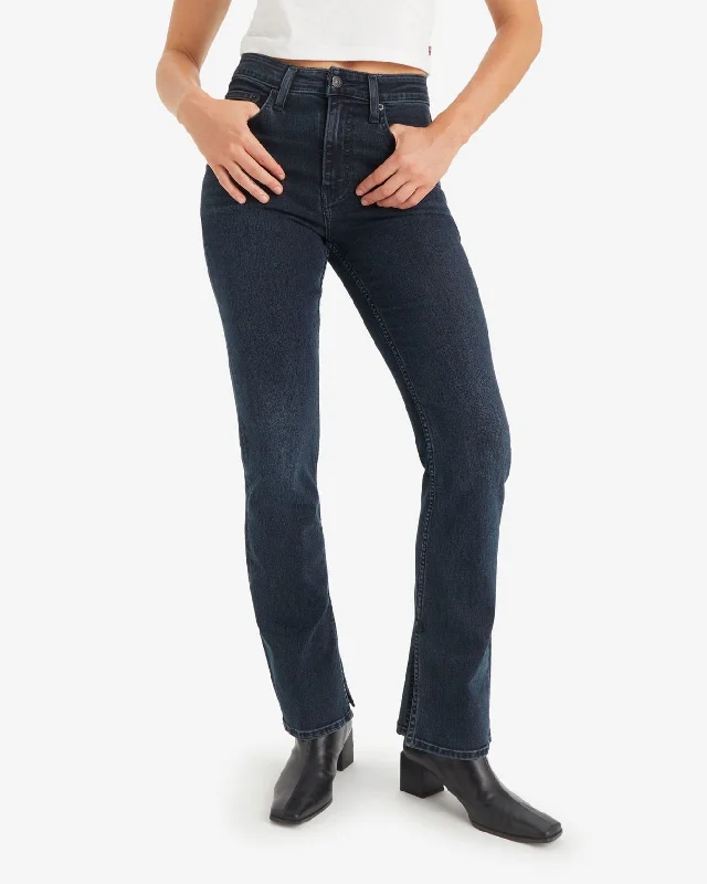 Elegant And Casual Levi's® Womens 725 High Rise Bootcut Side Slit Jeans - Game Night Elegant And Casual Levi's® Womens 725 High Rise Bootcut Side Slit Jeans - Game Night