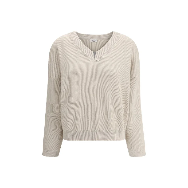 Preview New Products Brunello Cucinelli V-neck Women's Sweater