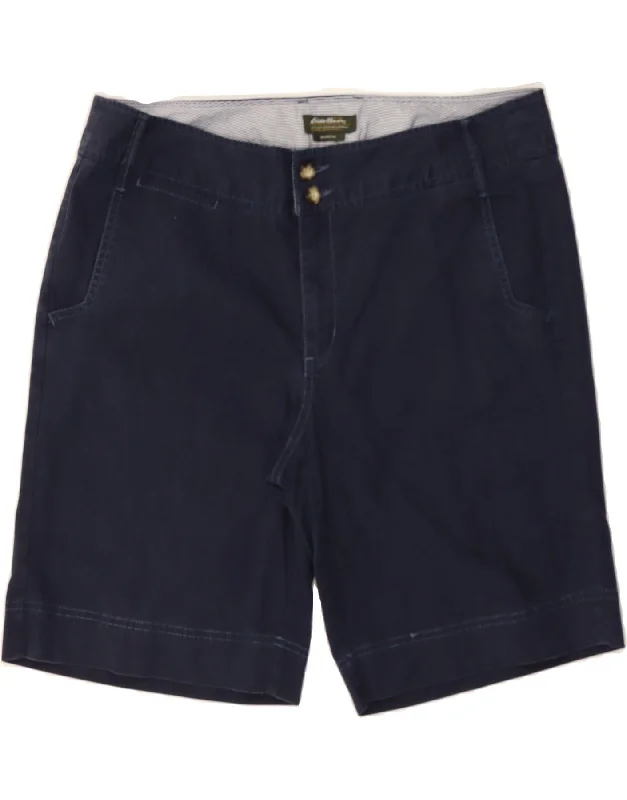 Goddess Style EDDIE BAUER Womens Blakely Fit Chino Shorts US 16 2XL W38  Navy Blue