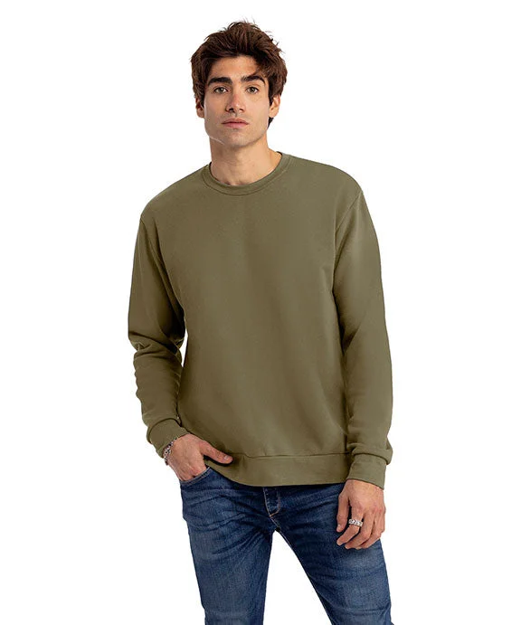 Round neck design 9003NL - Next Level Unisex Santa Cruz Sweatshirt | Military Green
