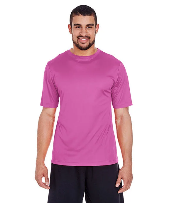 Embroidery Design TT11 - Team 365 Mens Zone Performance T-Shirt | Sport Charity Pink