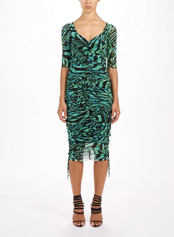 Lively And Youthful Abito 3/4 Sleeve Dress