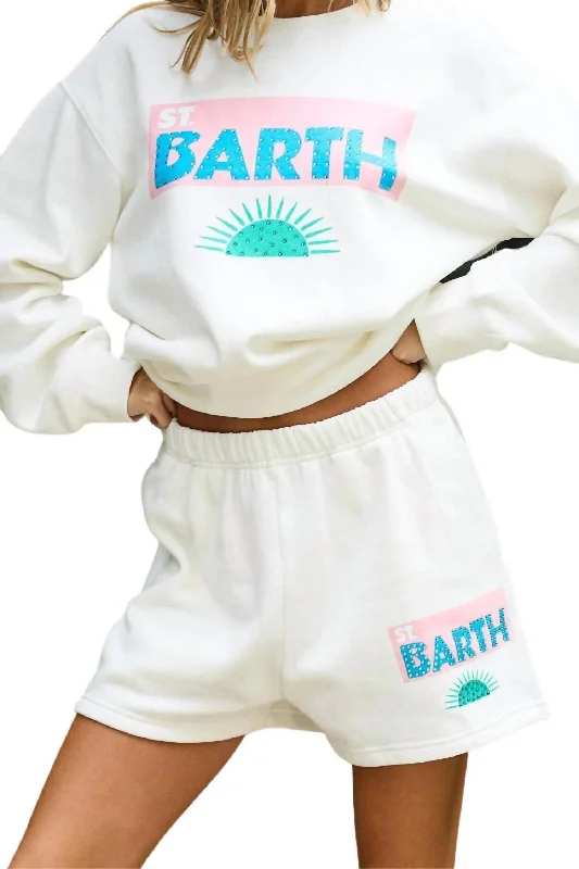 Personalized Clothing St.barths Shorts In White