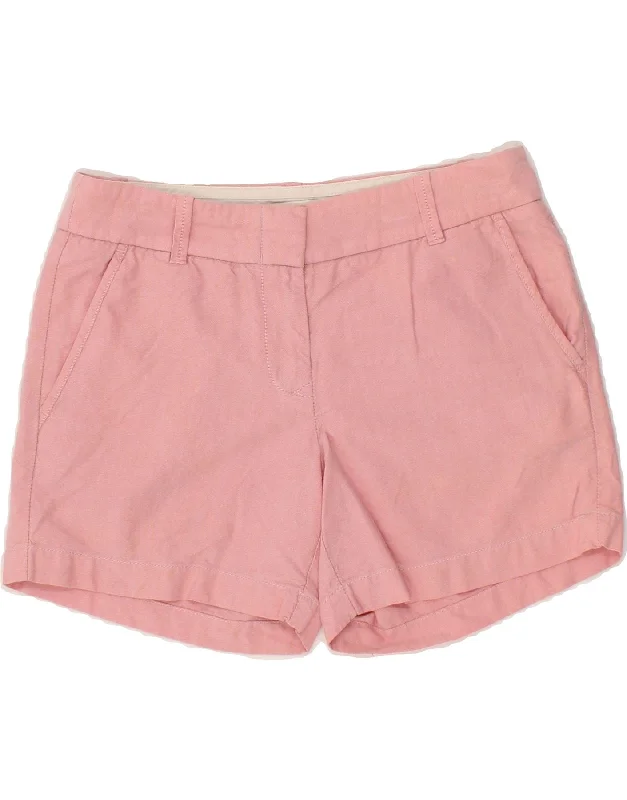 Light And Breathable J. CREW Womens Chino Shorts US 0 XS W25  Pink Cotton