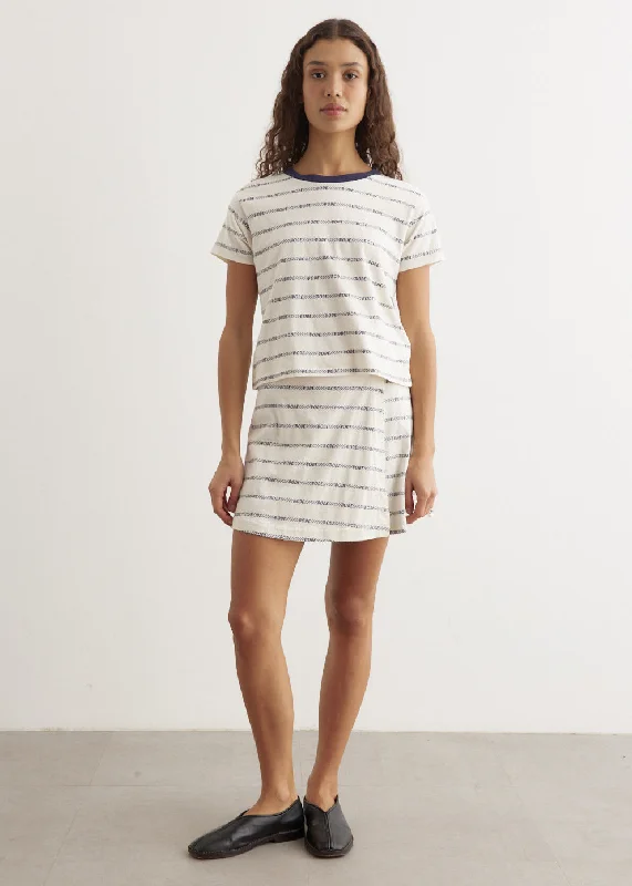 Street Vertical And Horizontal Design Rec Jacquard Skirt