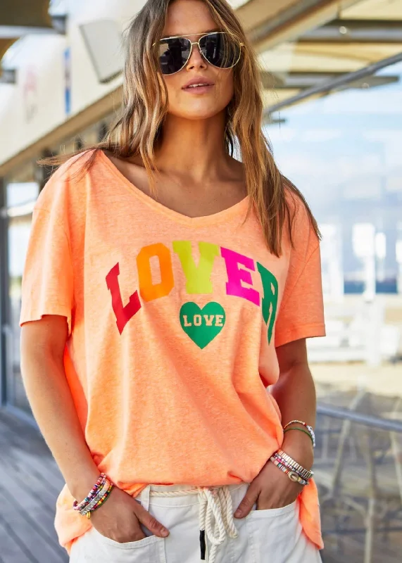 Classic style Hammill & Co - V-neck Lover Tee - Orange