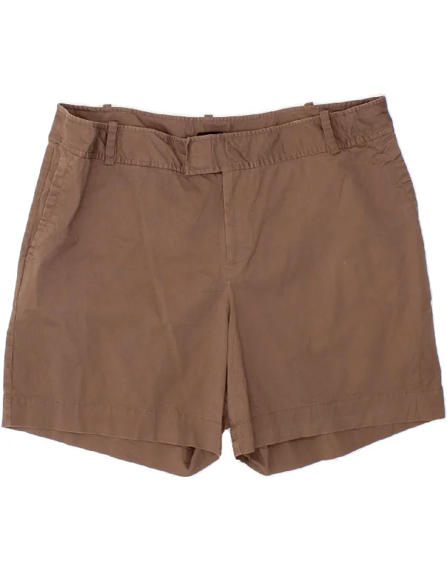 Sports Tights MOSSIMO Womens Stretch Chino Shorts W40 2XL Brown Cotton