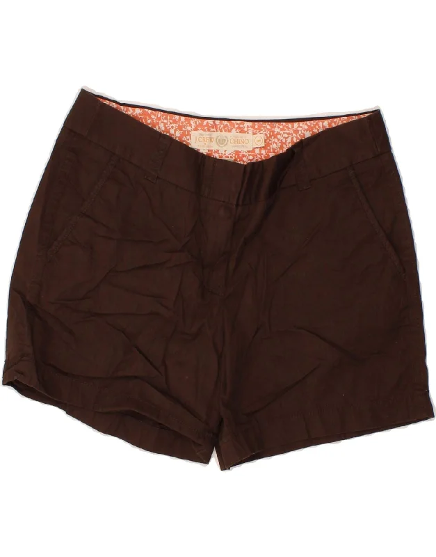 High-end Design J. CREW Womens Classic Twill Chino Shorts US 4 Small W30  Brown Cotton