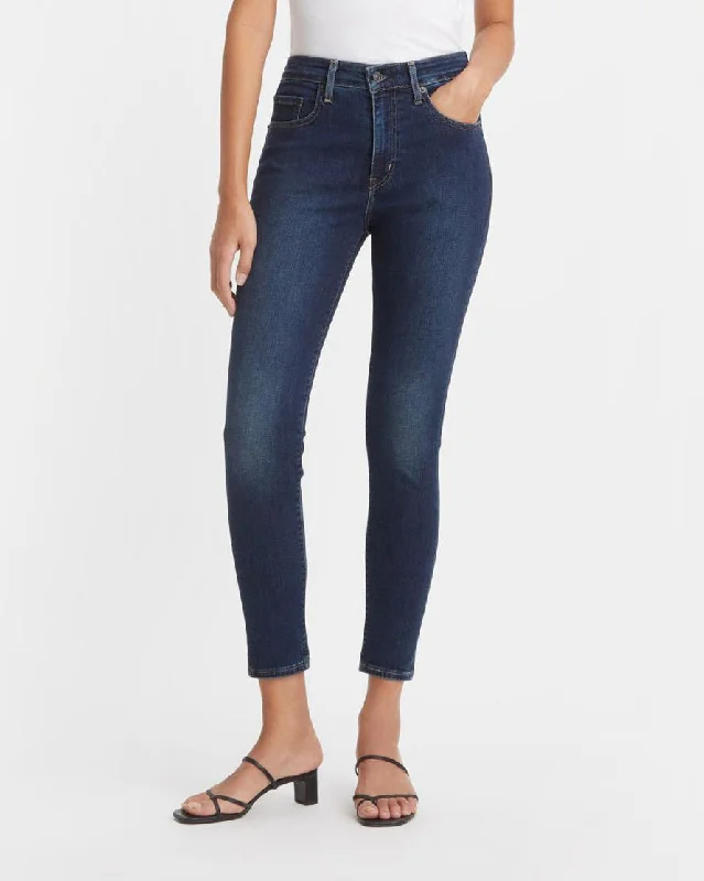 High-waisted pants style Levi's® Womens 721 High Rise Skinny Jeans - Blue Swell