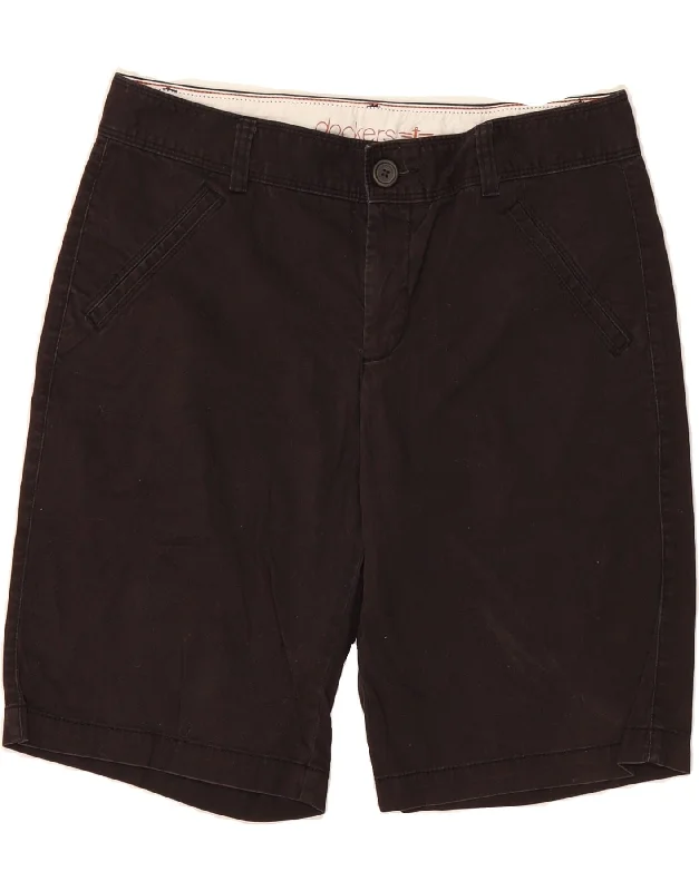 End Of The Year DOCKERS Womens Chino Shorts US 8 Medium W32  Black Cotton
