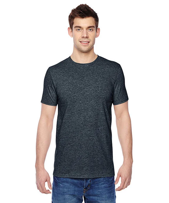 Classic style SF45R - Fruit of the Loom Adult 4.7 oz. Sofspun® Jersey Crew T-Shirt | Heather Black