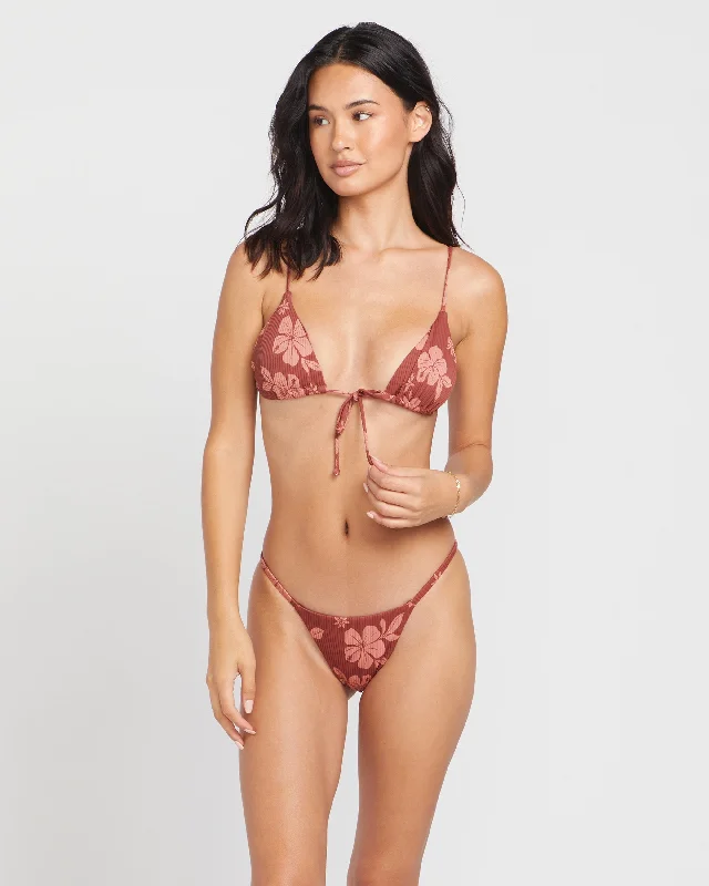 Comfortable down Sunbaked Triangle Top - Mauve Rose