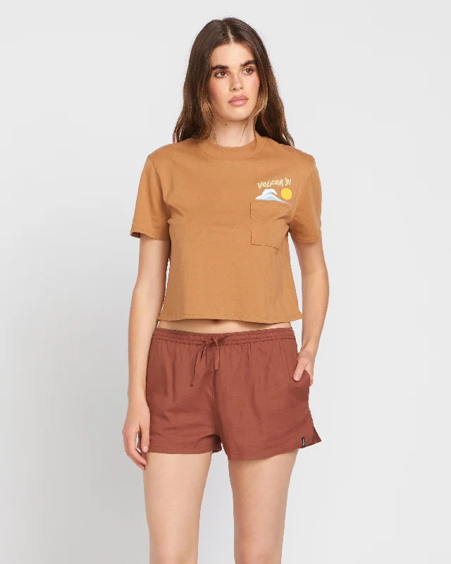 Fashionable sports Stone Def Shorts - Chestnut Brown