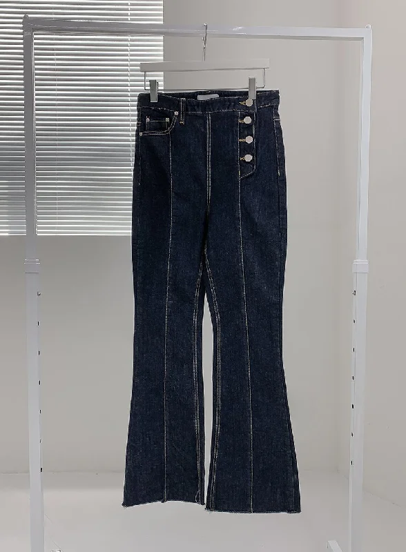 Fashion Trend High Waist Bootcut Jeans IM20
