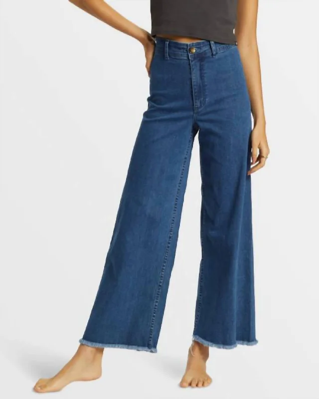 Innovative Design Free Fall Jeans In Oceana Blue