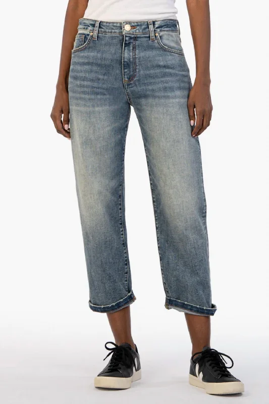 Cool Breeze At Night Sienna High Rise Jeans In Shaped