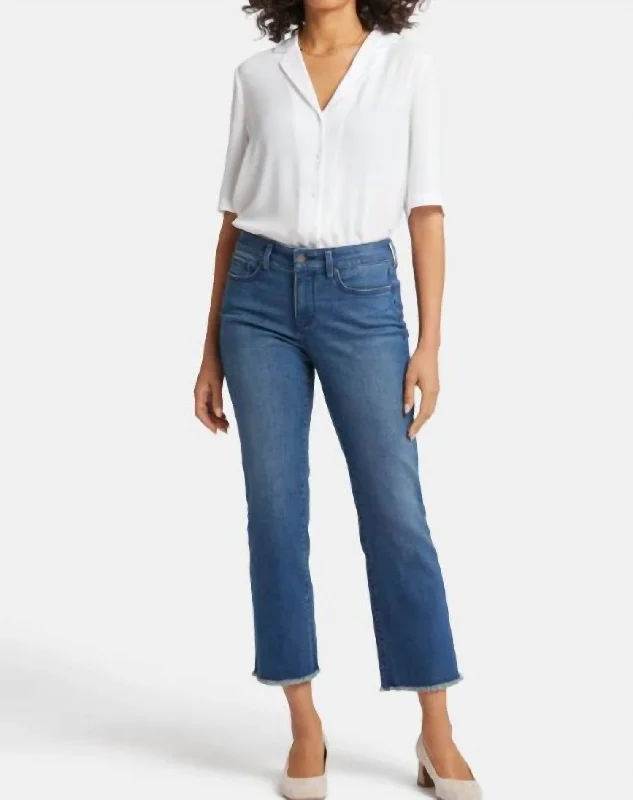 Fresh And Simple Marilyn Ankle Frayed In Blue Ridge